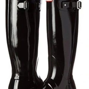Hunter Original Back Adjustable Gloss Rain Boots